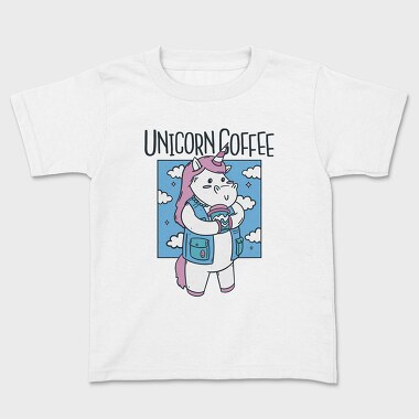 Unicorn Coffee, Kids' T-Shirt
