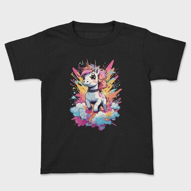 Unicorn Color Splash, Kids' T-Shirt