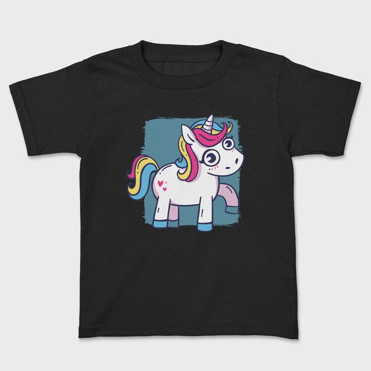 Unicorn Cute Animation, Детска Тениска