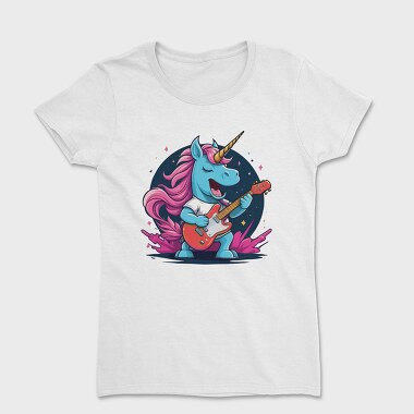 Unicorn Guitar, Women's T-Shirt