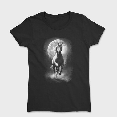 Unicorn Monochrome, Women's T-Shirt