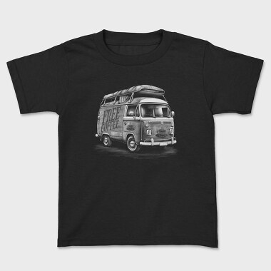 Van Free Coffee, Kids' T-Shirt