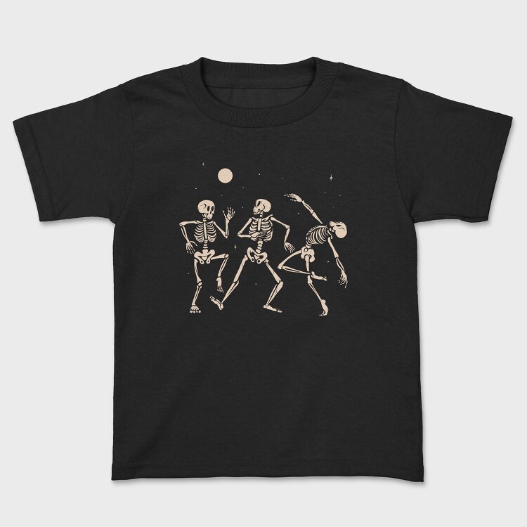 Vibing Dancing Skeletons, Детска Тениска