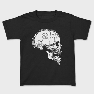 Viking Skull 2, Kids' T-Shirt