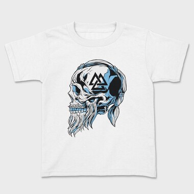 Viking Skull 5, Kids' T-Shirt