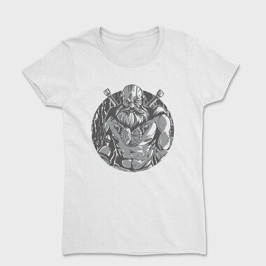 Viking Tattoo Crows, Women's T-Shirt
