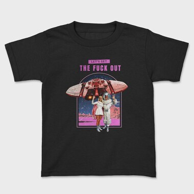 Vintage Get Out, Kids' T-Shirt