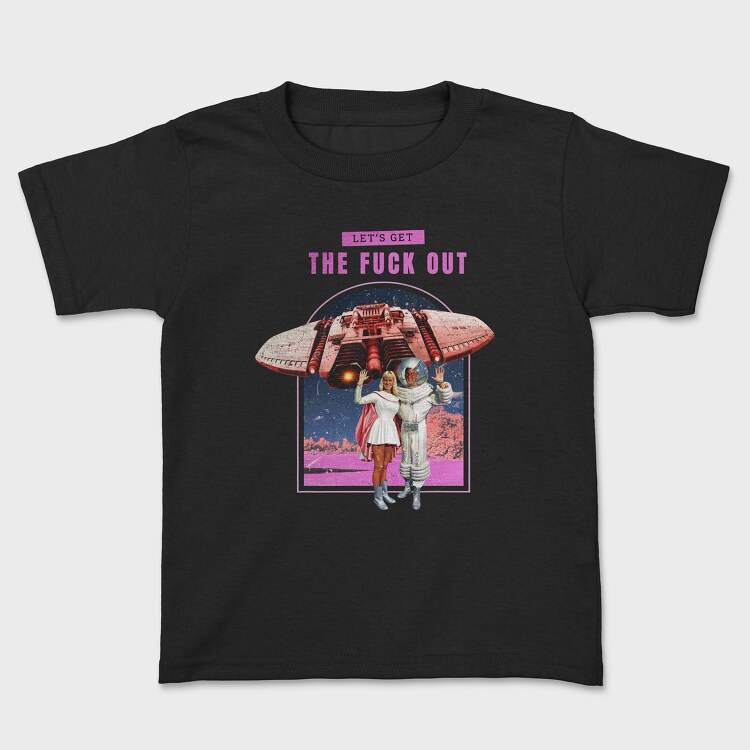 Vintage Get Out, Kids' T-Shirt