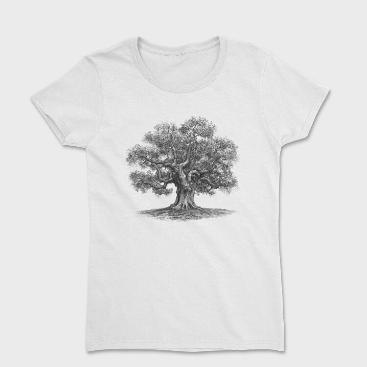 Vintage Oak Tree, Women's T-Shirt