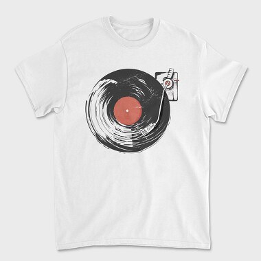 Vinyl Record, Unisex Men's T-Shirt