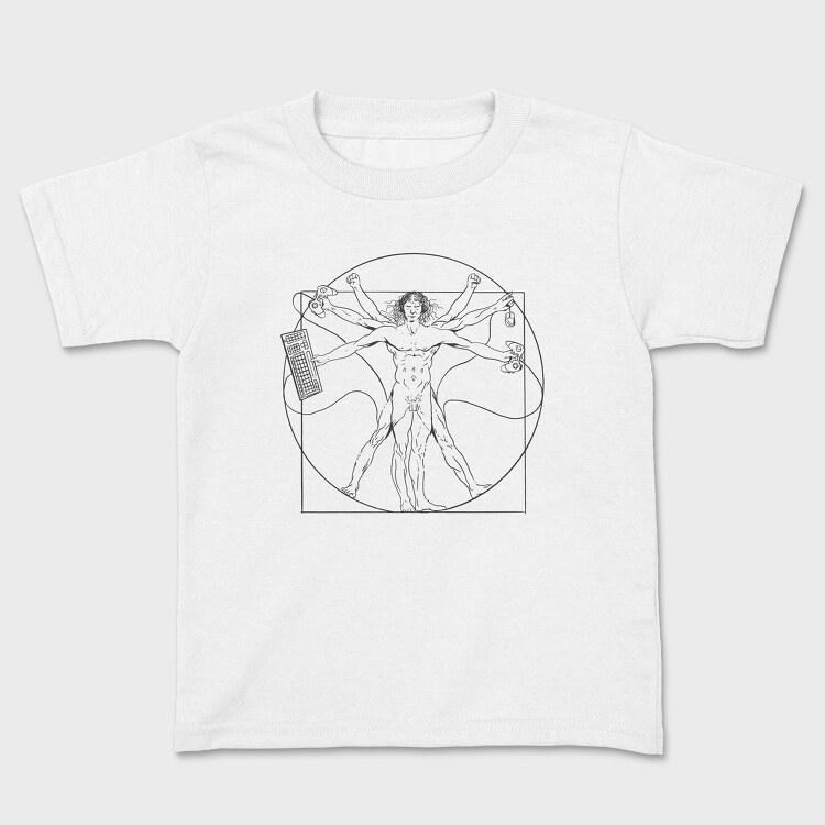 Vitruvian Man Video Games, Детска Тениска