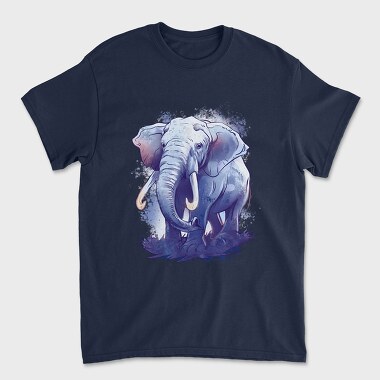 Watercolor Elephant, Unisex Men's T-Shirt