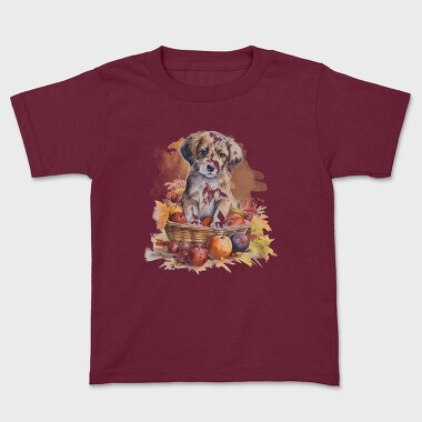 Watercolor Puppy, Kids' T-Shirt