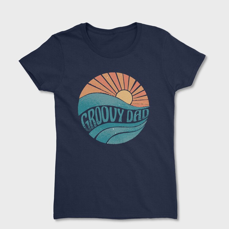 Waves Sunset, Women's T-Shirt