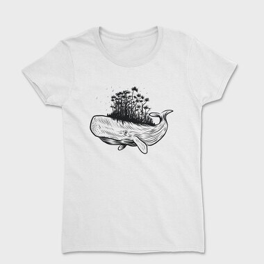 Whale and Tree, Women's T-Shirt
