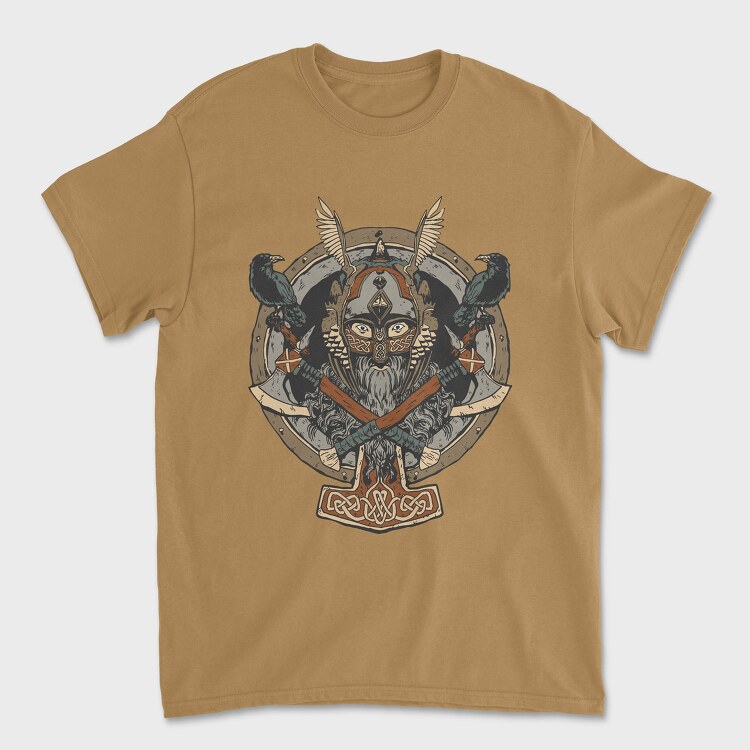 Winged Viking, Unisex Men's T-Shirt