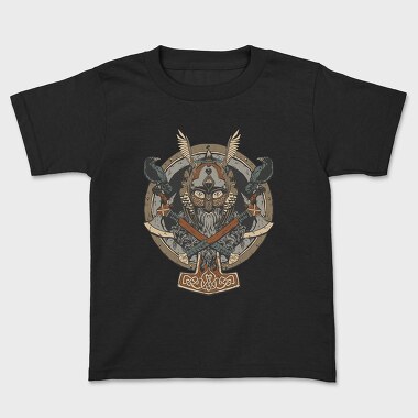 Winged Viking, Kids' T-Shirt