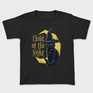 Witch Cat, Kids' T-Shirt