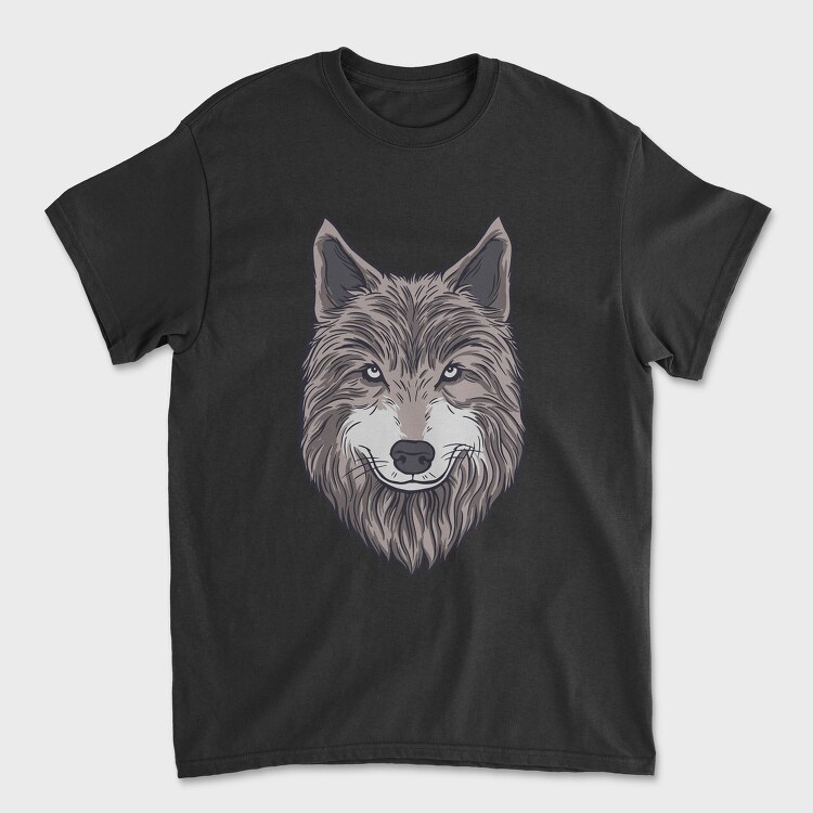 Wolf Portrait 1, Unisex Men's T-Shirt