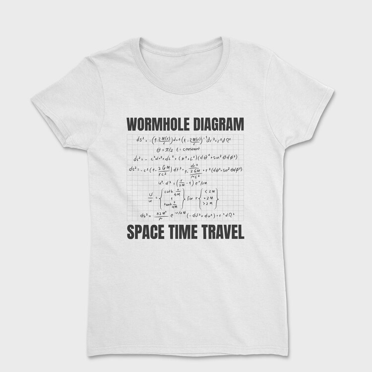 Wormhole Diagram, Women's T-Shirt