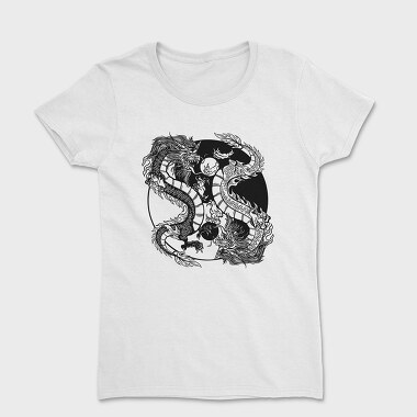 Yin Yang Dragons, Women's T-Shirt