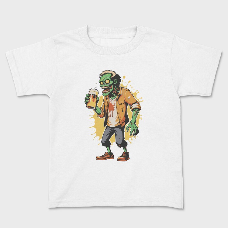 Zombie Beer, Kids' T-Shirt