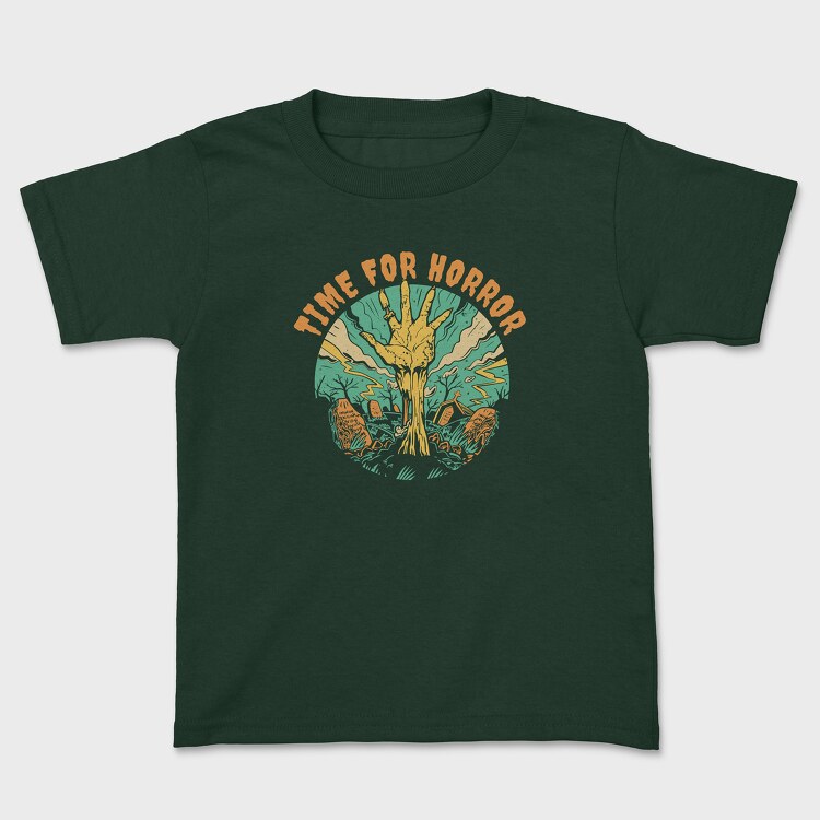 Zombie Hand Time for Horror, Kids' T-Shirt