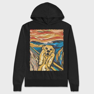 Dog Scream, Unisex Men's Hoodie