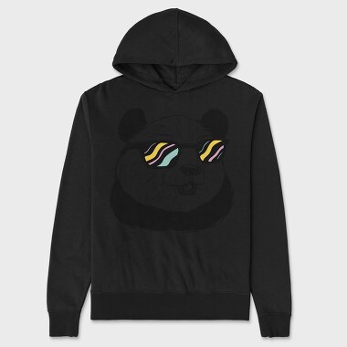 Sun Glasses Panda, Unisex Men's Hoodie