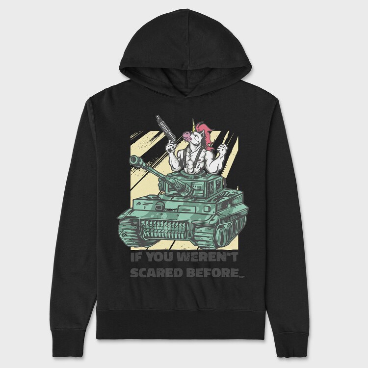 Unicorn Tank, Unisex Men's Hoodie