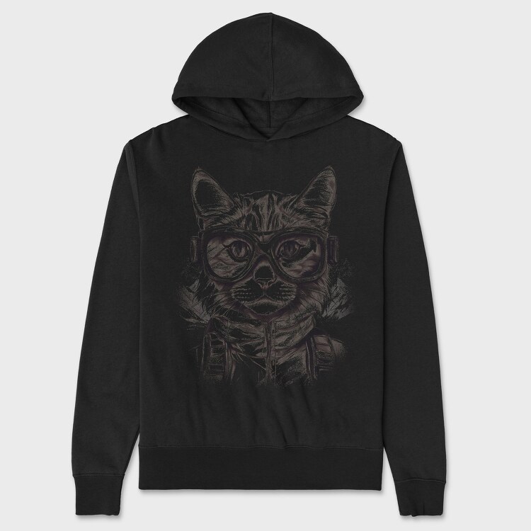 Cat Galsses Draw, Унисекс Мъжко Суичър