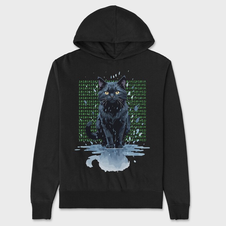 Cat in the Rain, Unisex Men's Hoodie