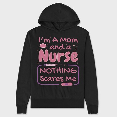 Mom and Nurse, Unisex Men's Hoodie
