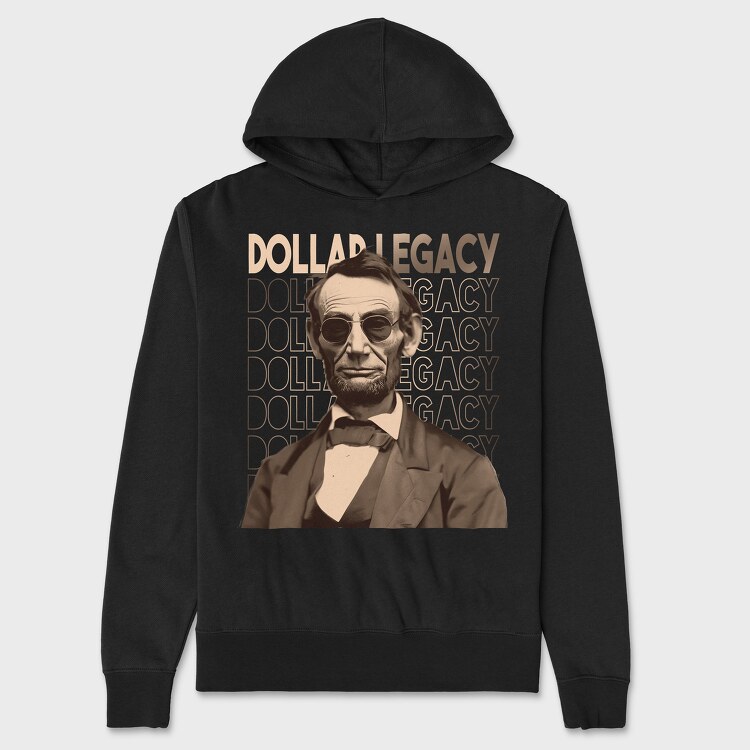 Money Abraham Glasses, Unisex Men's Hoodie