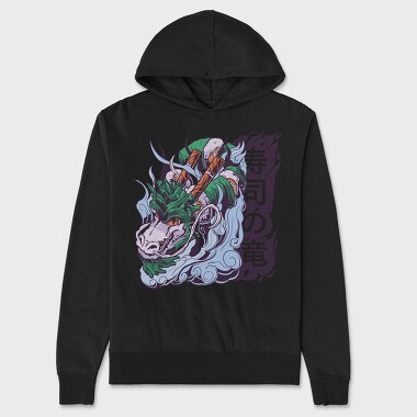 Sushi Dragon, Unisex Men's Hoodie