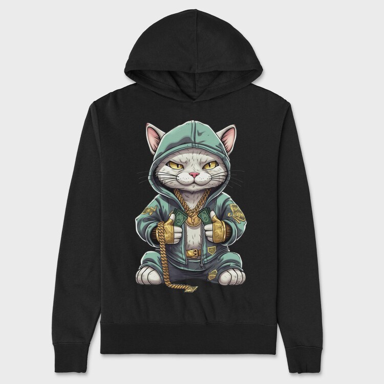 Hiphop Cat, Унисекс Мъжко Суичър