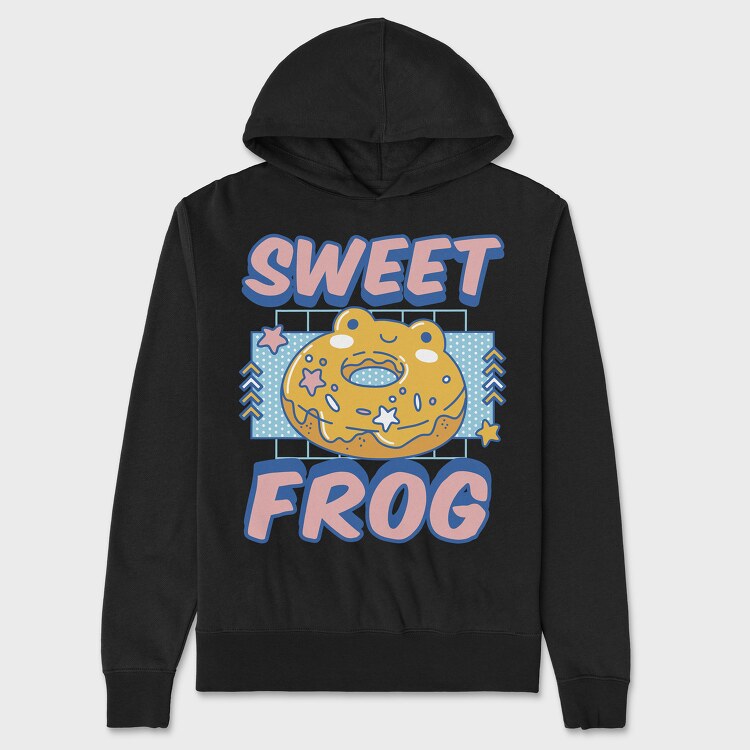 Sweet Frog, Unisex Men's Hoodie