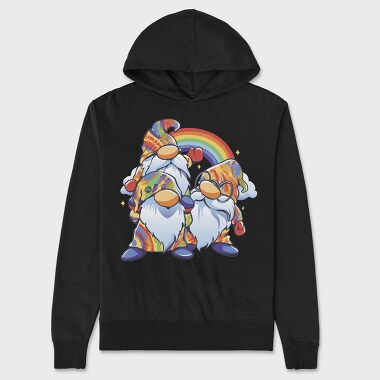 Hippie Gnomes, Unisex Men's Hoodie
