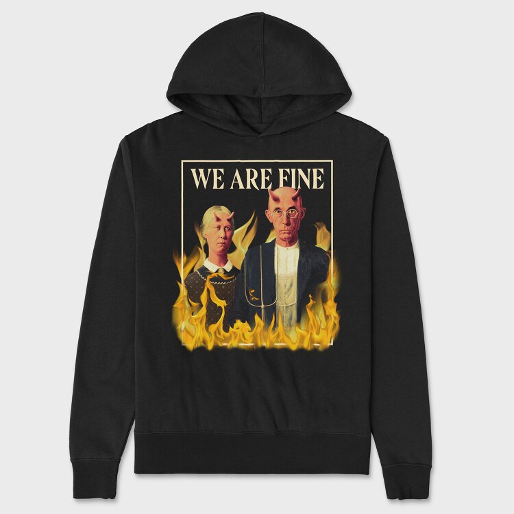American Gothic Devils, Unisex Men's Hoodie