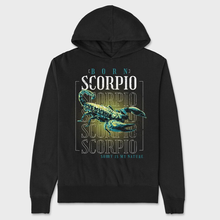 Horoscope Scorpion, Unisex Men's Hoodie