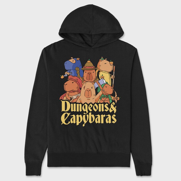 Dungeons and Capybaras, Унисекс Мъжко Суичър