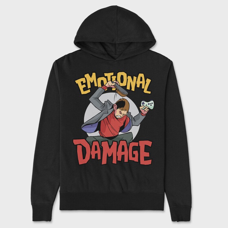 Emotional Damage, Unisex Men's Hoodie