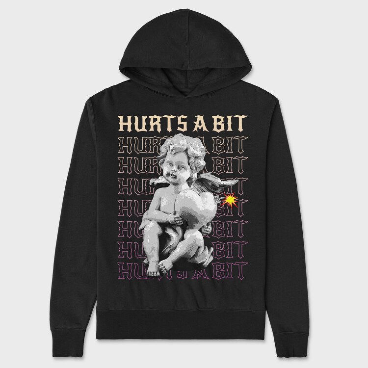Hurts a Bit, Unisex Men's Hoodie