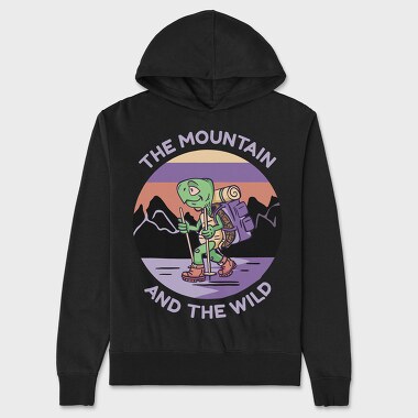 The Mountain and the Wild Turtle, Unisex Men's Hoodie