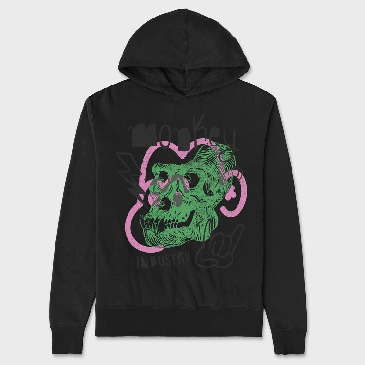 Animal Skulls 3, Unisex Men's Hoodie