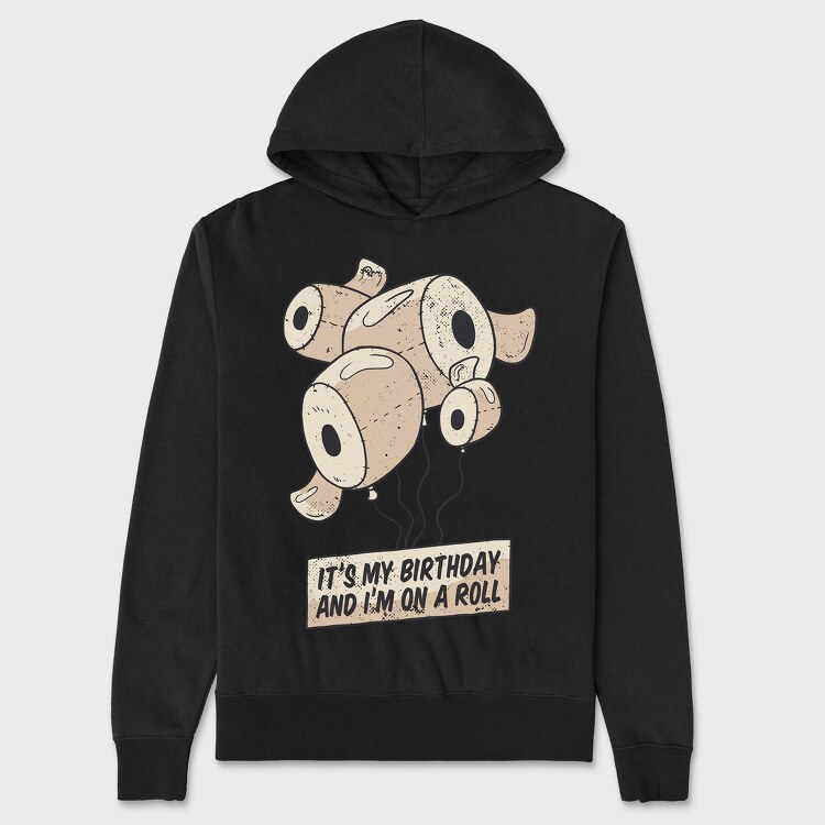 Birthday Toilet Paper, Unisex Men's Hoodie