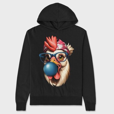Chicken Bubblegum, Unisex Men's Hoodie