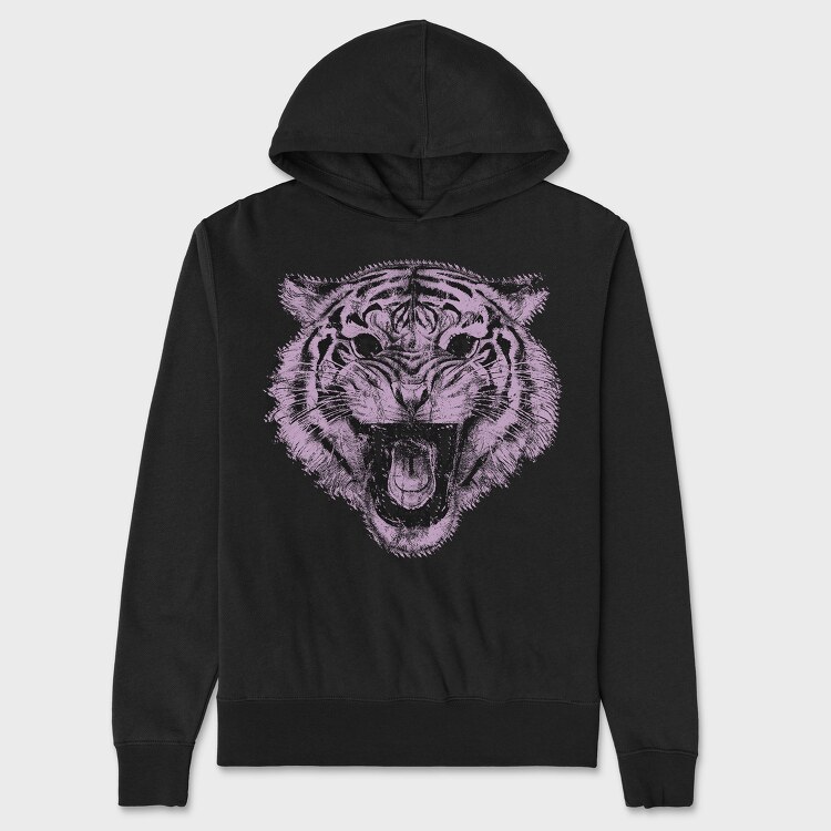Tiger Roaring, Unisex Men's Hoodie