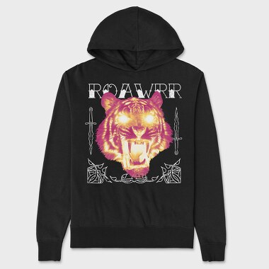 Tiger Roawrr, Unisex Men's Hoodie