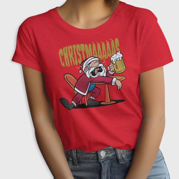 Chicken Santa, Women's T-Shirt
